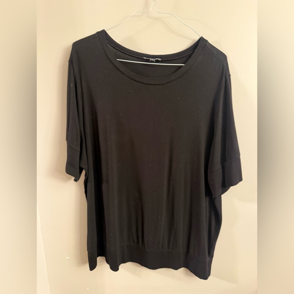 Universal Standard Black Dolman Tee – Size Large